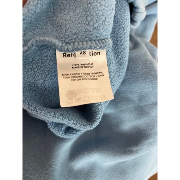 Reformation Jeans Classic‎ Jogger Sweatpants in Parisian Blue Size XS - Picture 10 of 11